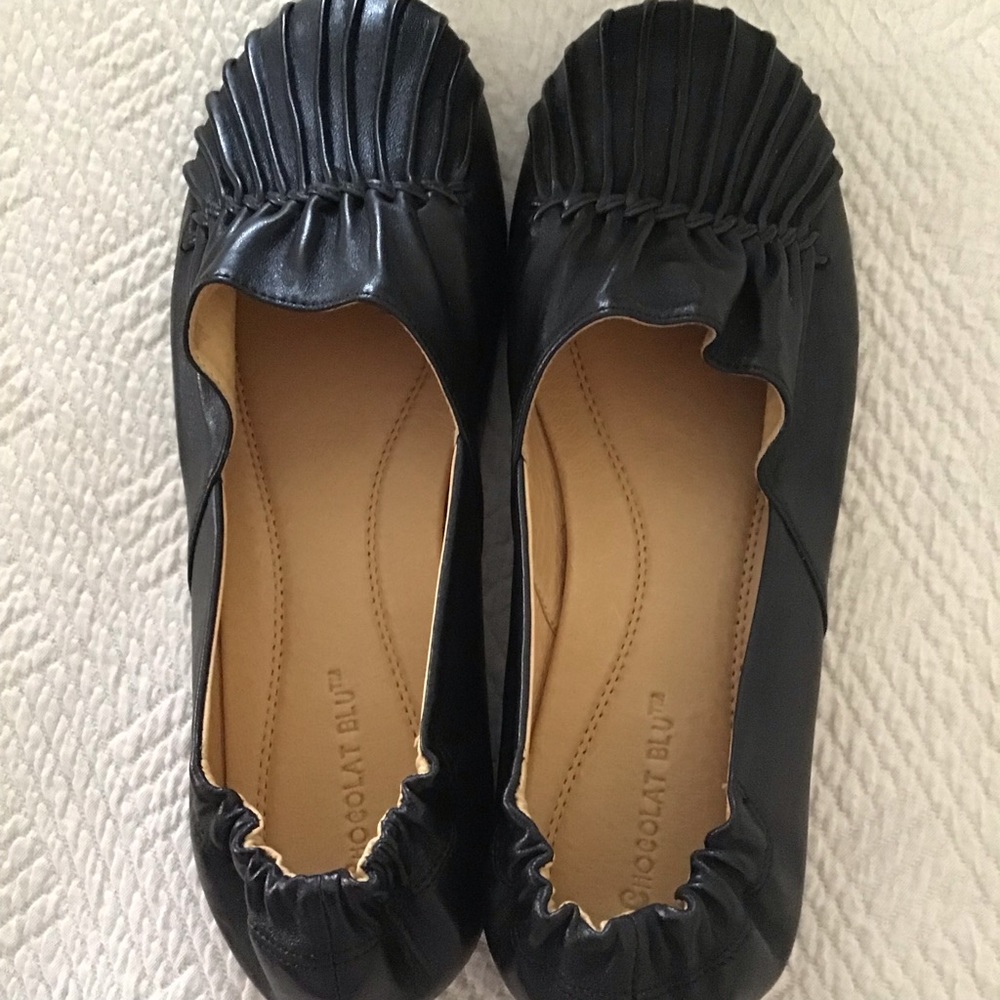 New, leather flat from Monkees